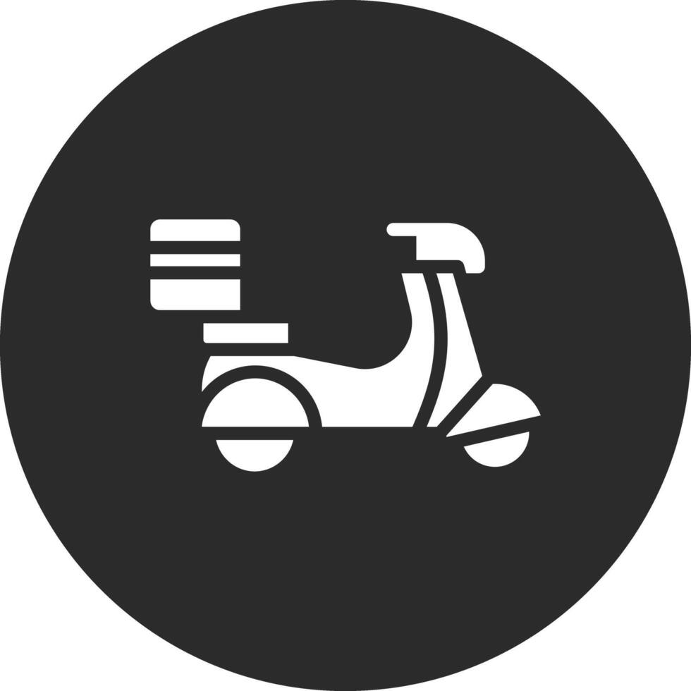 Delivery Scooter Vector Icon