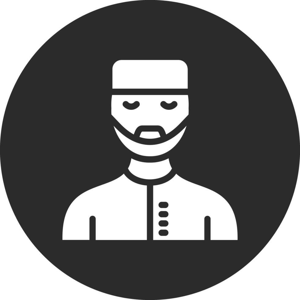 musulmán hombre vector icono