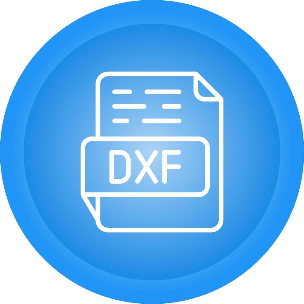 DXF Vector Icon