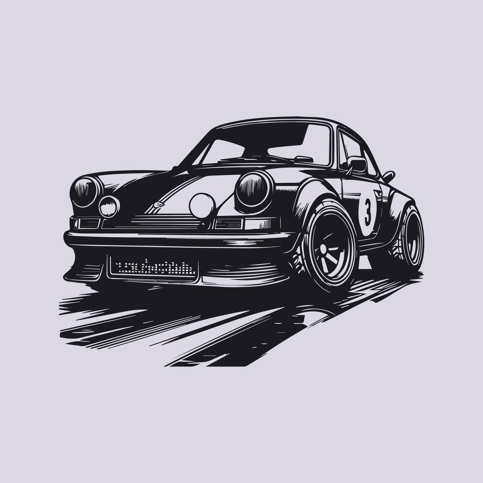 vector car car racing illustration. automovite vector illustration