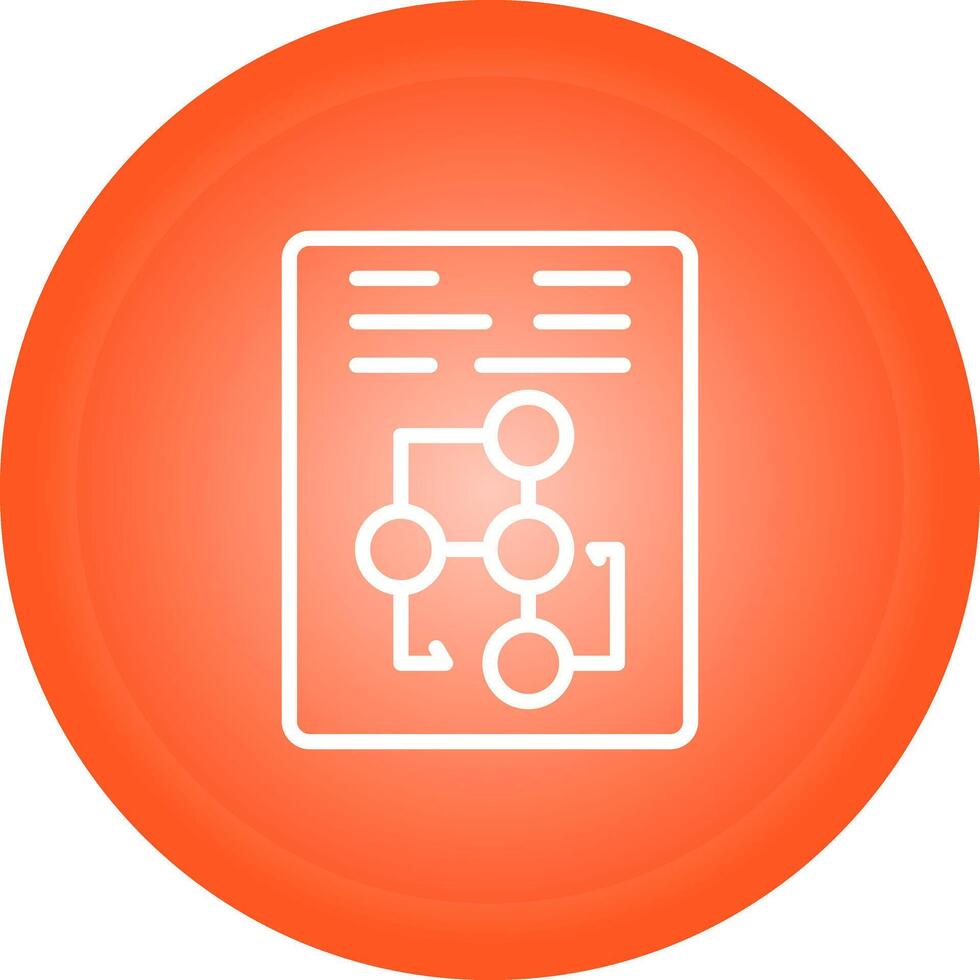 Document Workflow Vector Icon