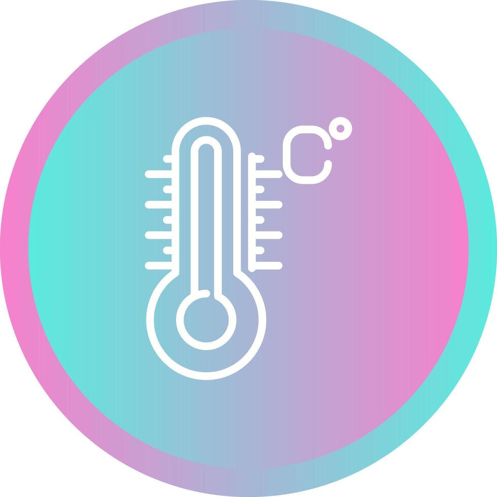 icono de vector de temperatura