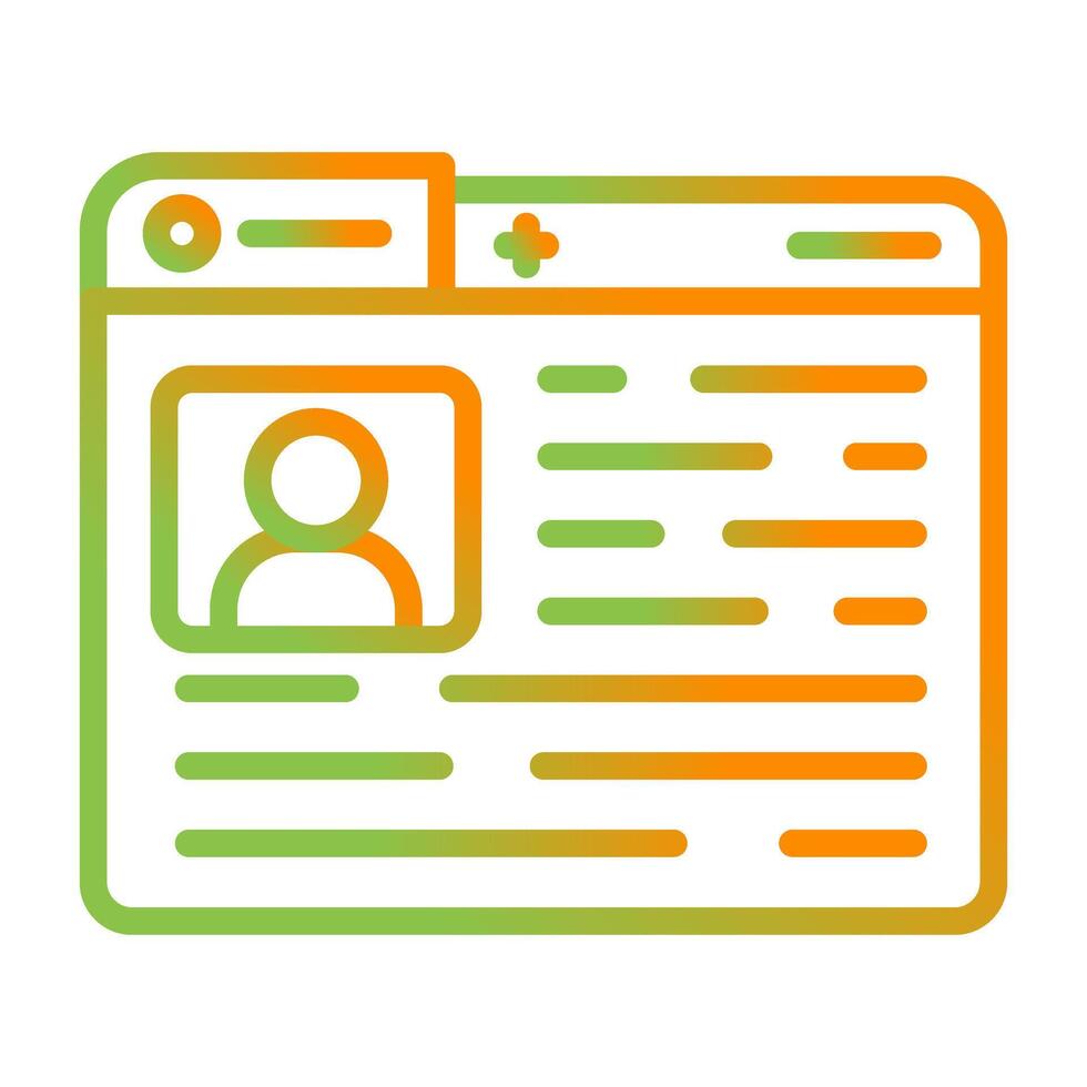 Profile Vector Icon