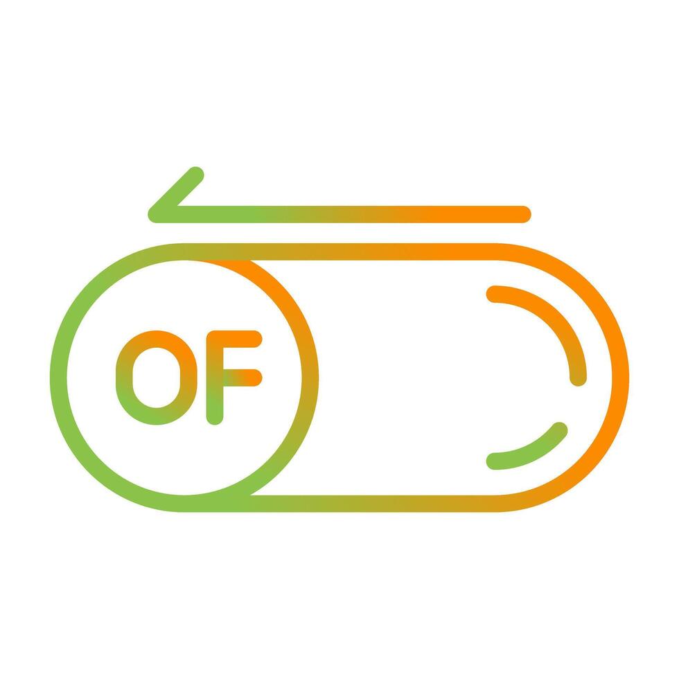 Of Button Vector Icon