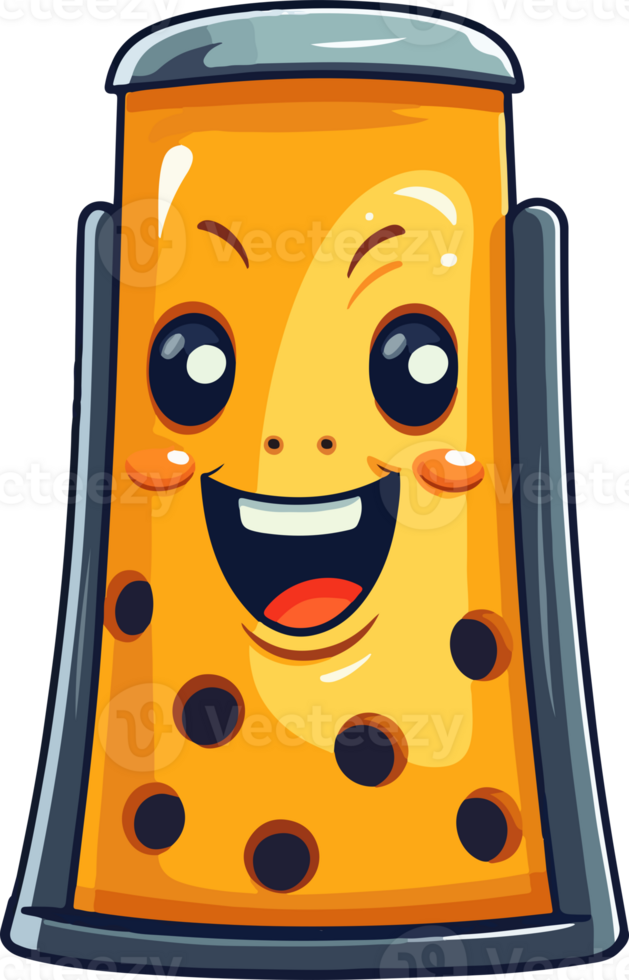 AI generated Cute cheese grater in cartoon style png