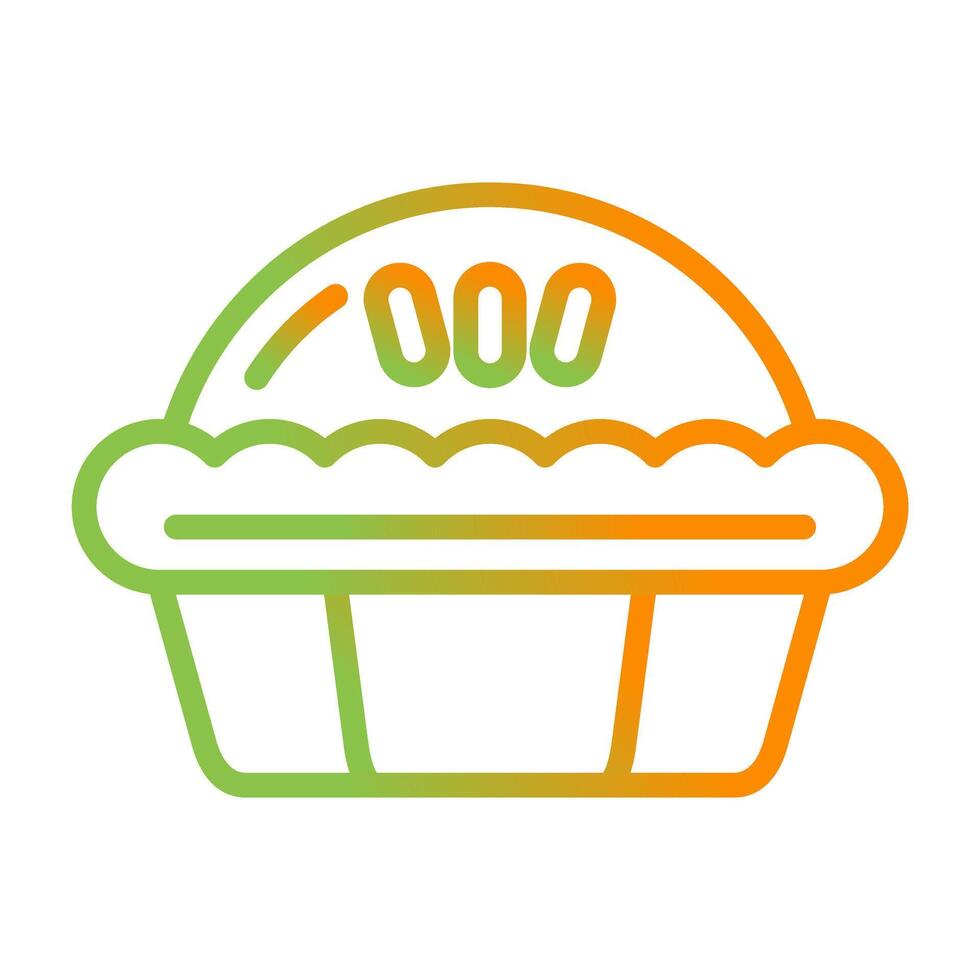 Pie Vector Icon