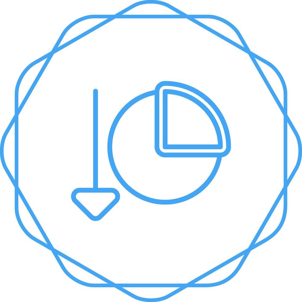 Chart Decreasing Vector Icon