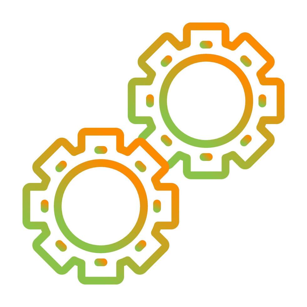 Gears Vector Icon