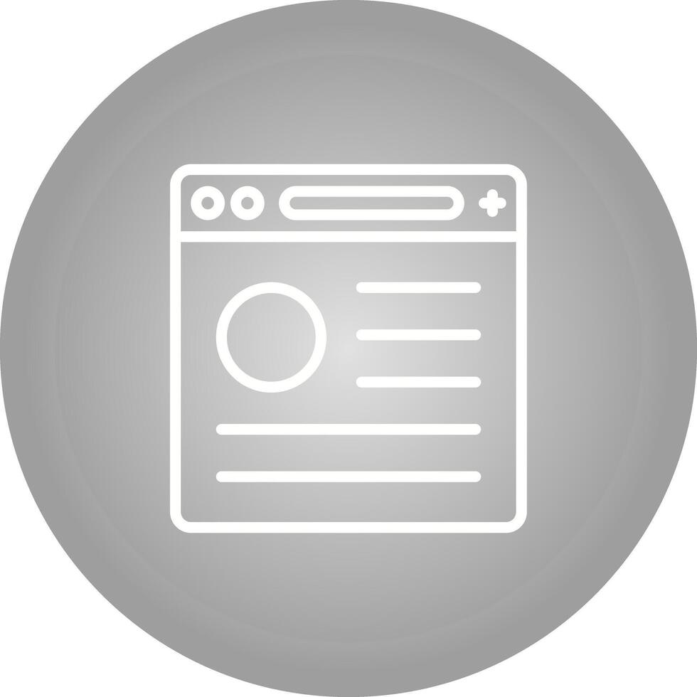Browser Vector Icon