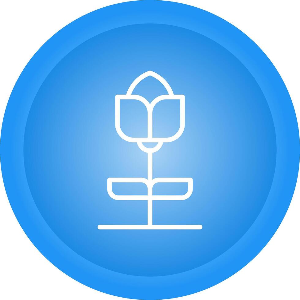 icono de vector de tulipán