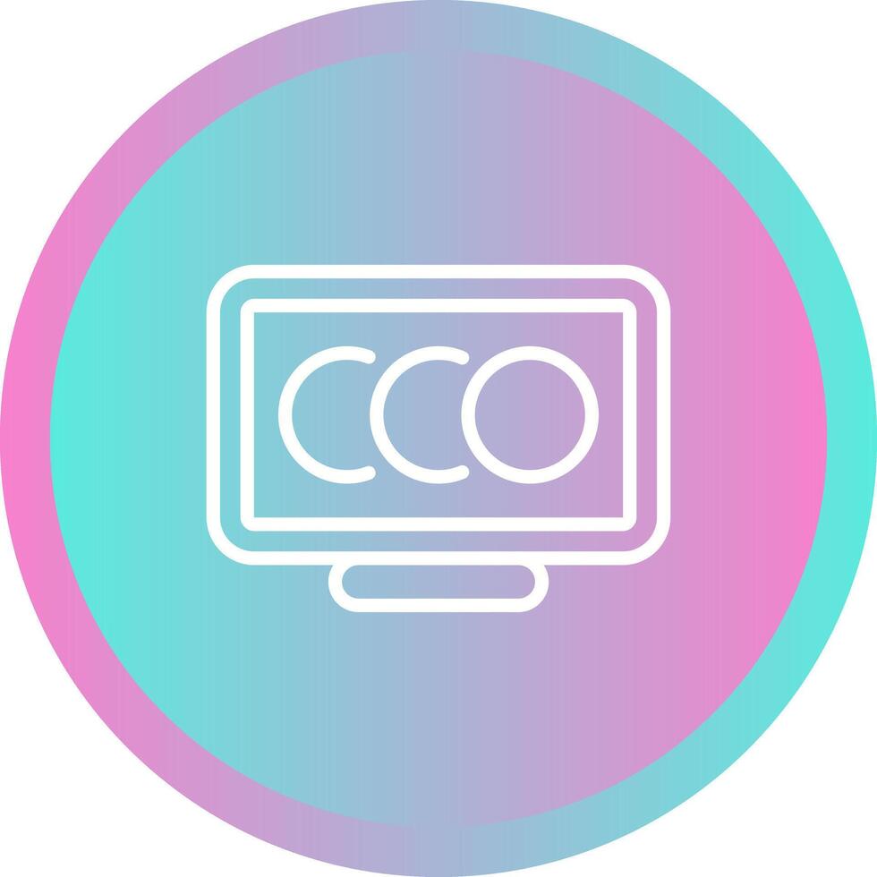 Desktop Computer Vector Icon