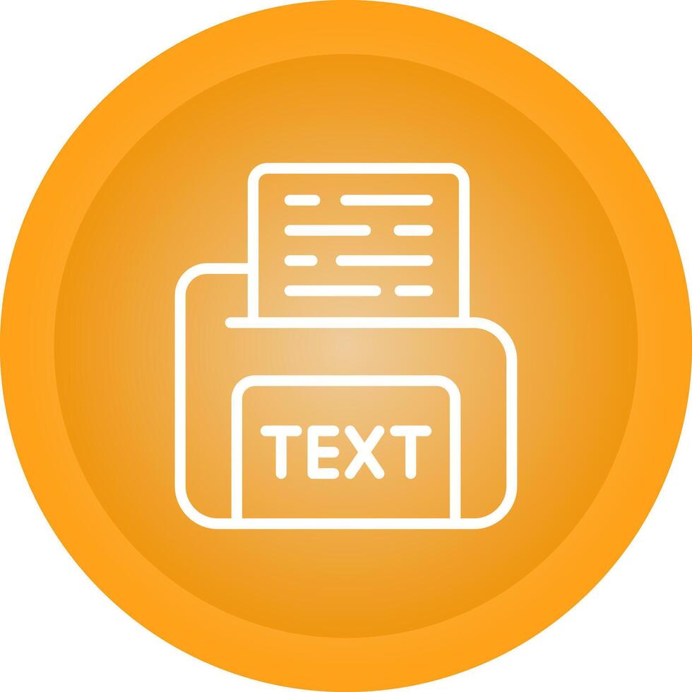 Text File Vector Icon