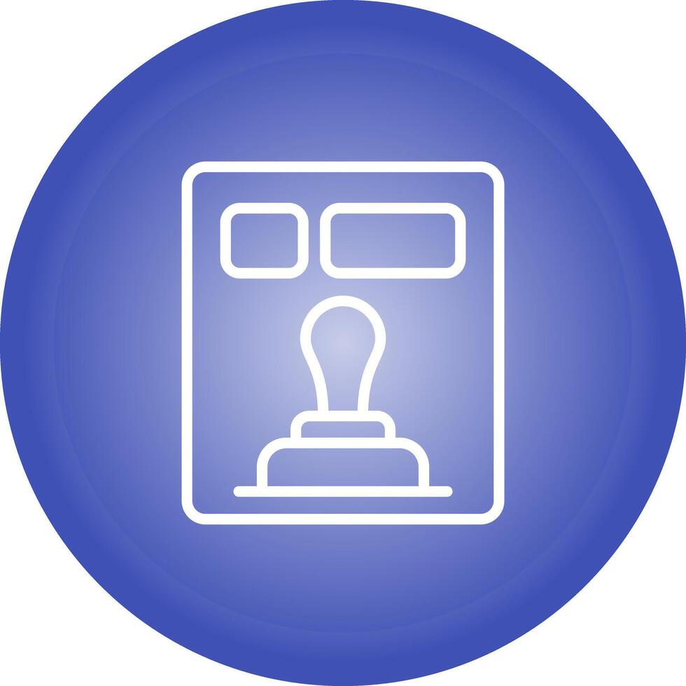 Stamp Tool Vector Icon