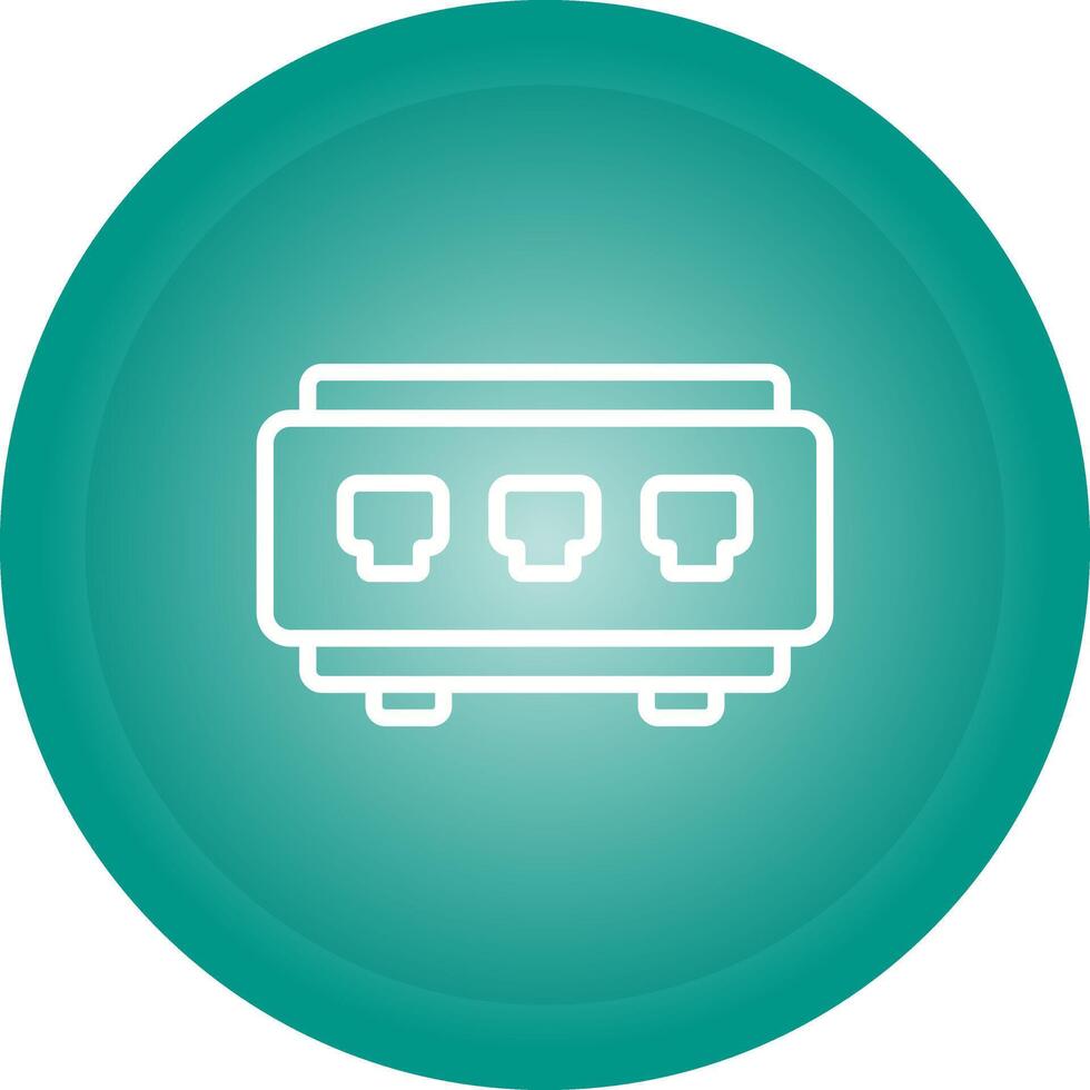 Network Switch Vector Icon