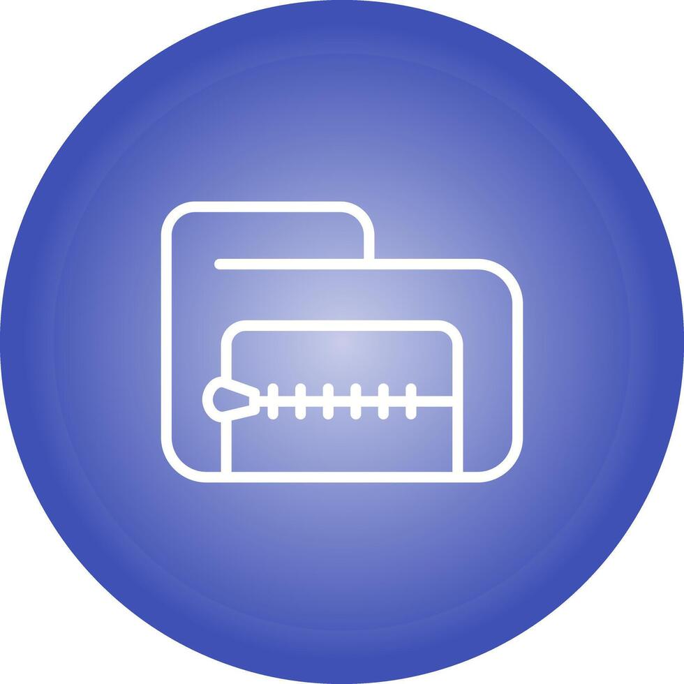 Zip File Vector Icon