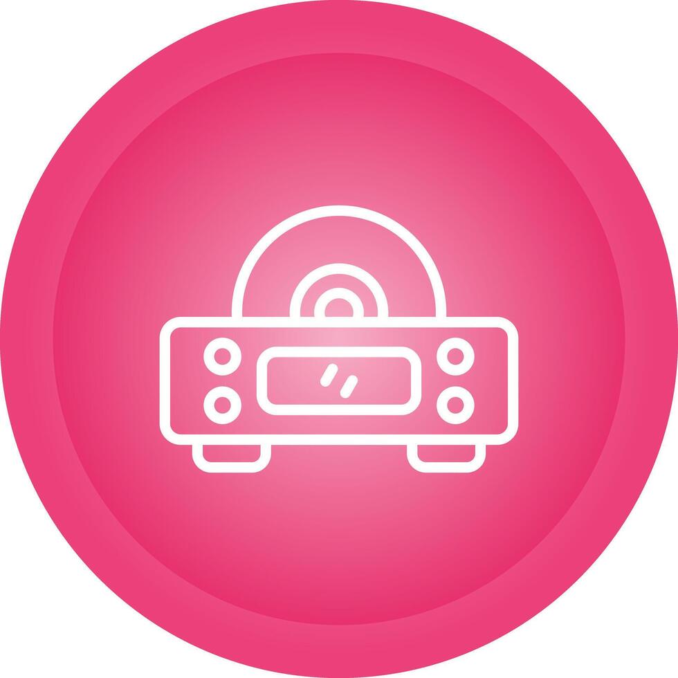 Cd Player Vector Icon