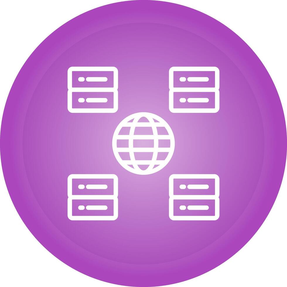 Content Delivery Network Vector Icon