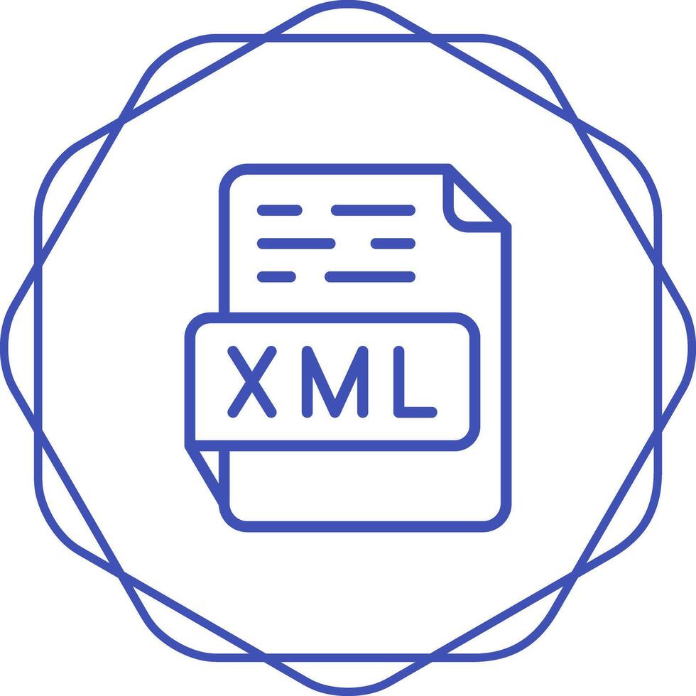 XML Vector Icon