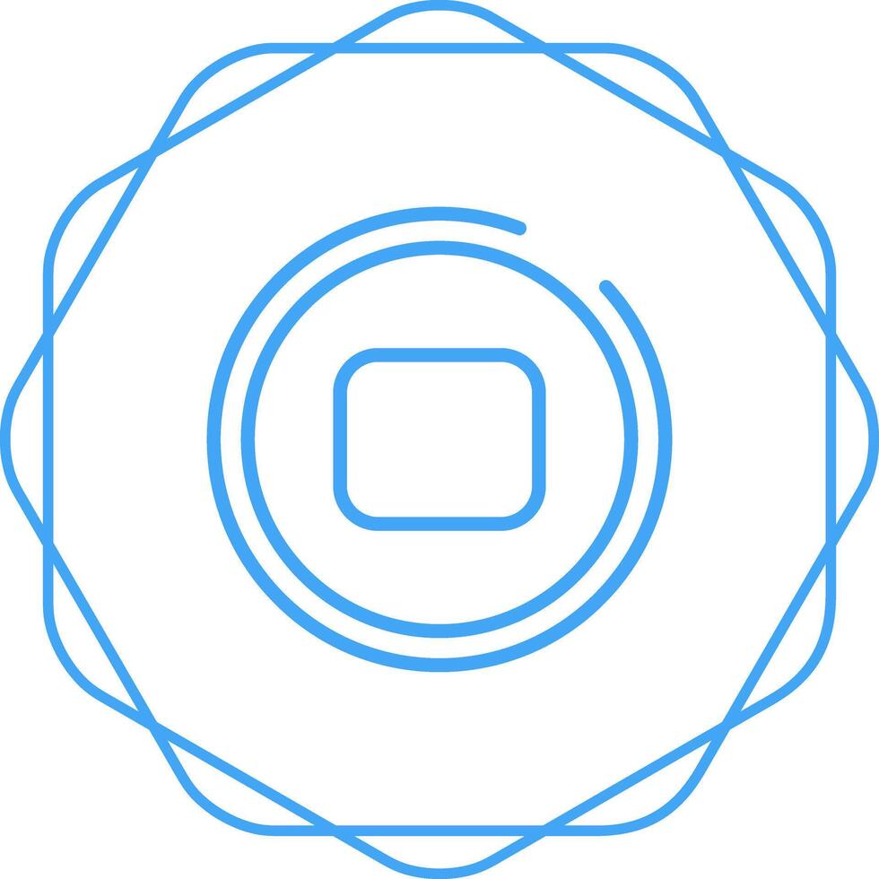 Stop Button Vector Icon
