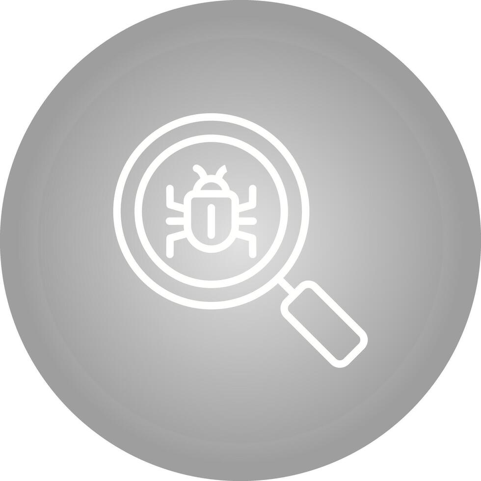 Malware Scanning Vector Icon