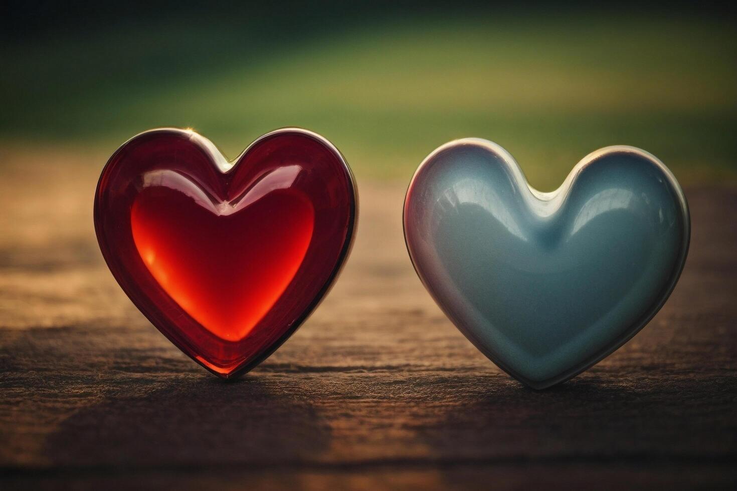 AI generated A Stylish Affection Love-Shaped Realism by Generative AI photo