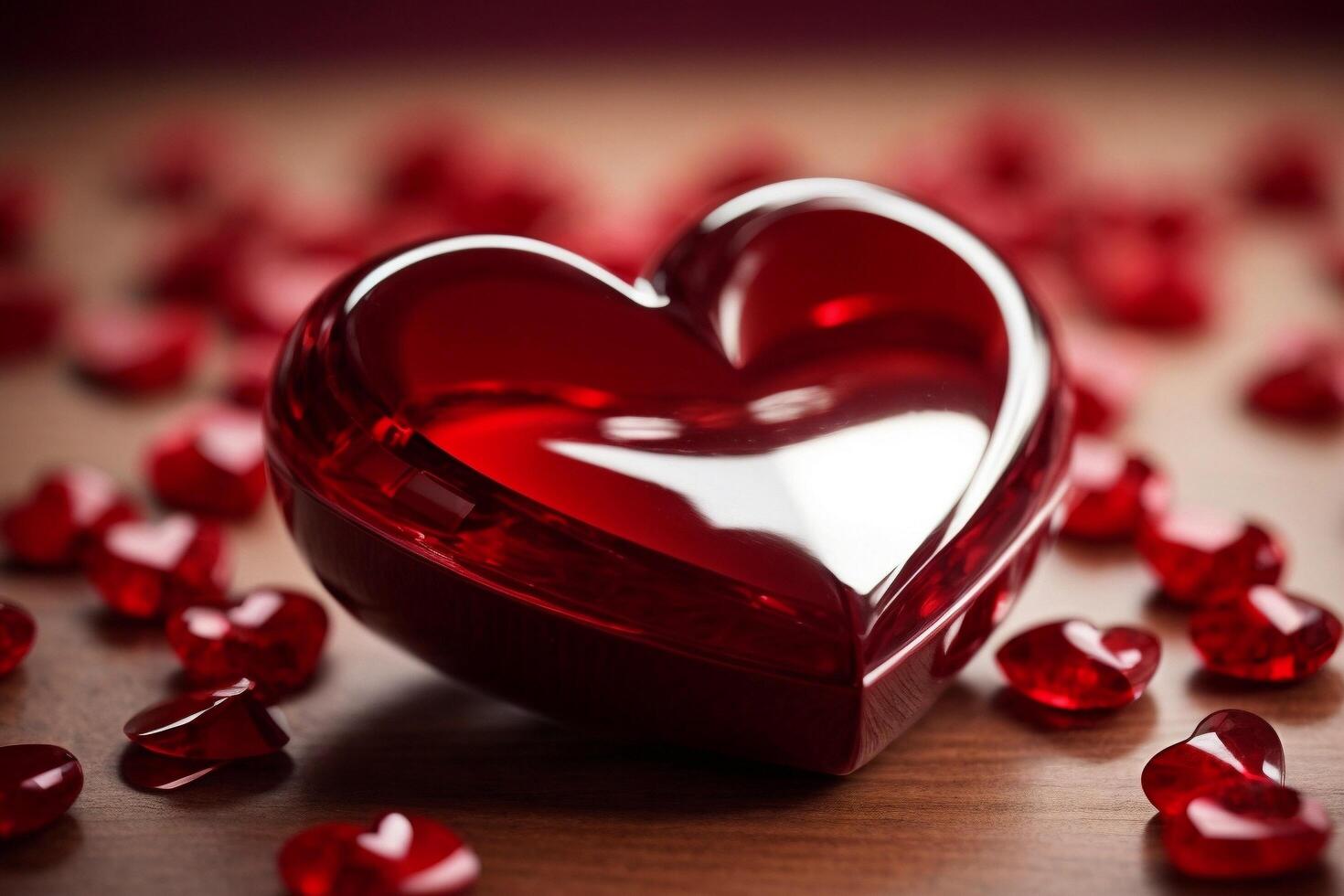 AI generated Artistic Hearts Generative AI's Realistic Love Expression photo