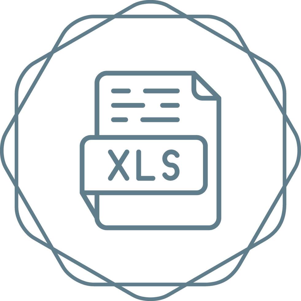 icono de vector xls