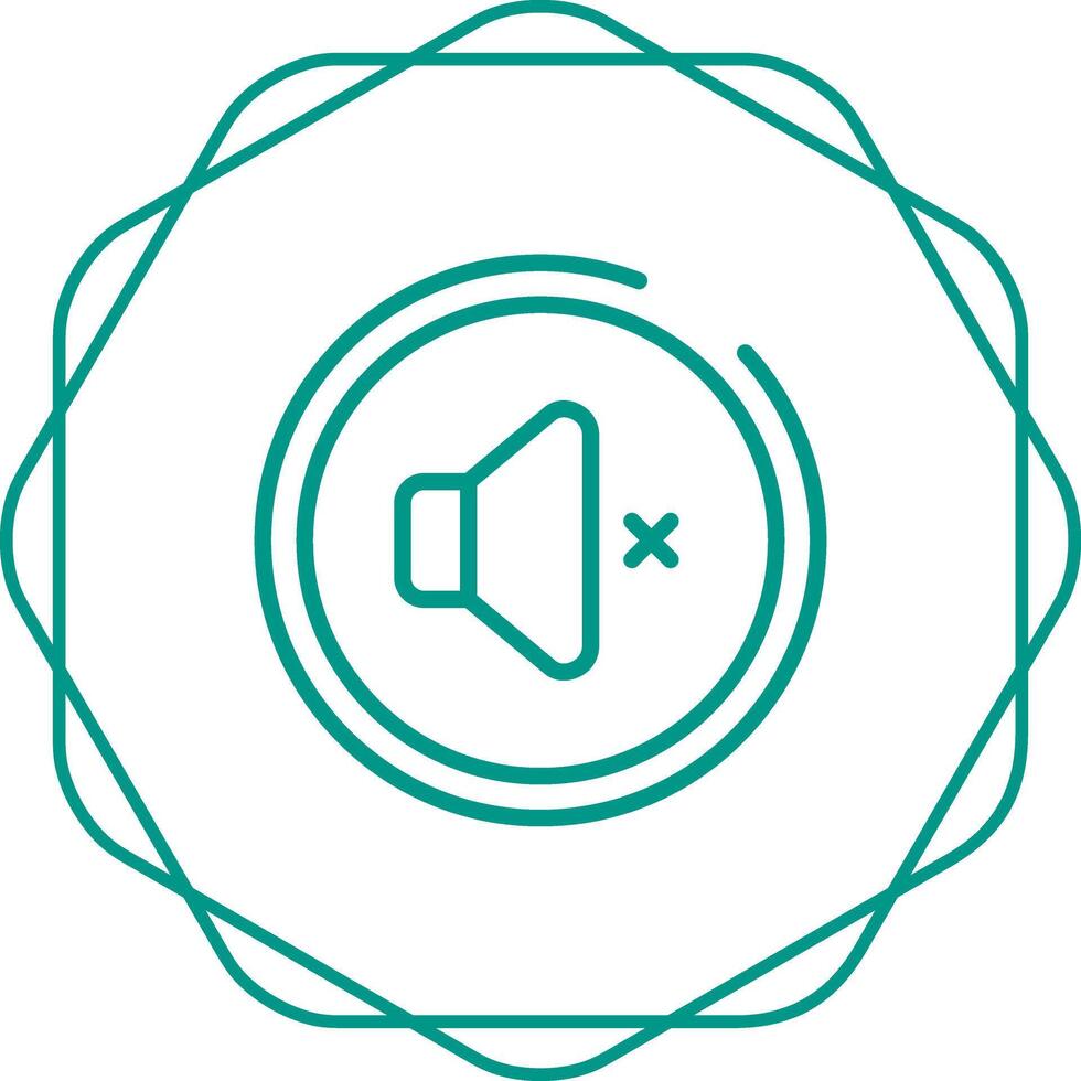 Mute Button Vector Icon