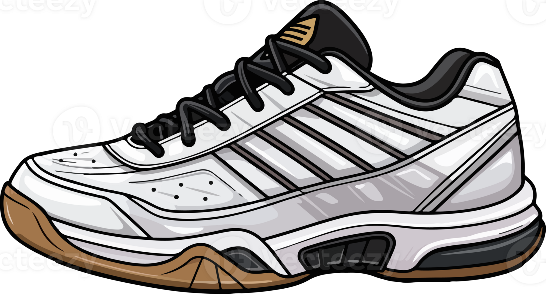 AI generated Badminton Shoe in cartoon style png