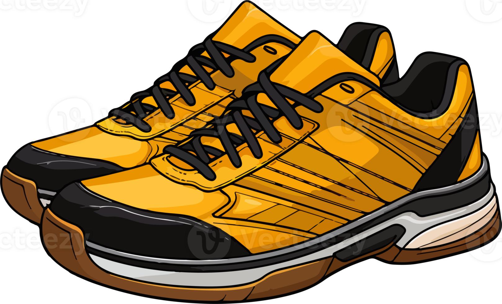 AI generated Badminton Shoe in cartoon style png