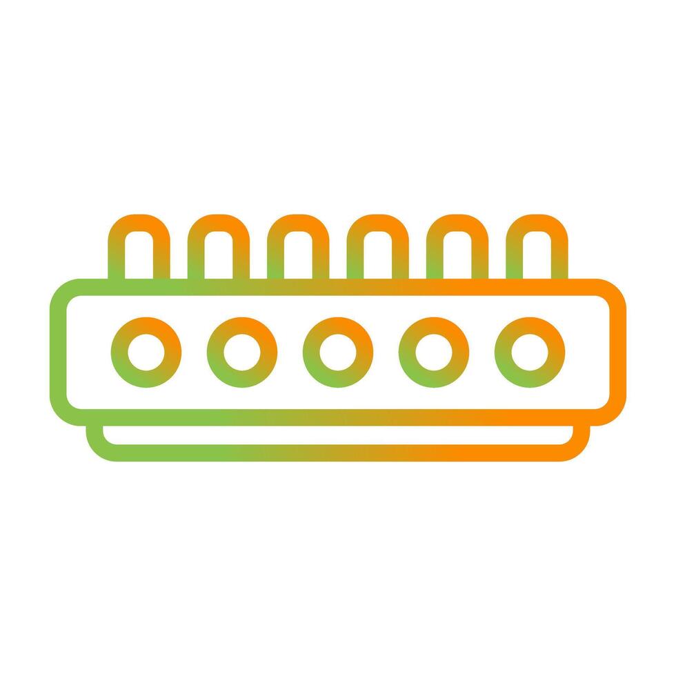 Cable Termination Block Vector Icon