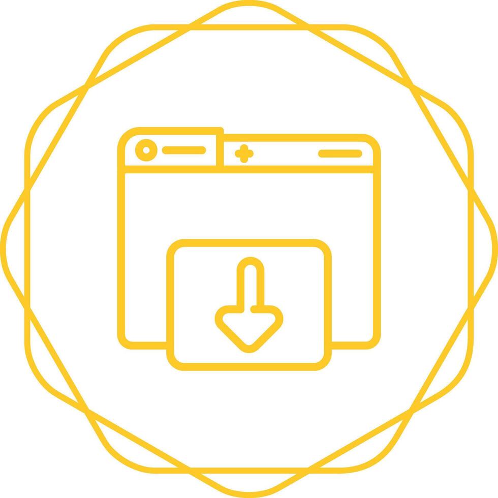 Downloading Vector Icon