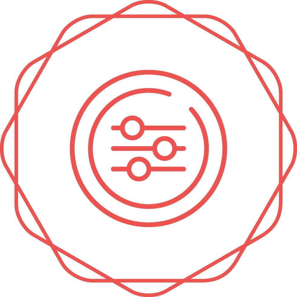 Equalizer Circle Vector Icon