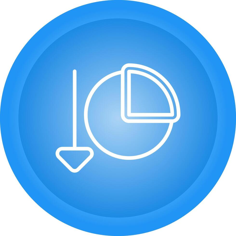 Chart Decreasing Vector Icon