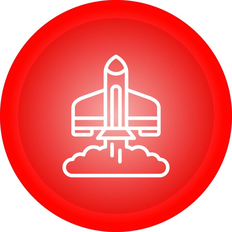 Rocket Launch Vector Icon