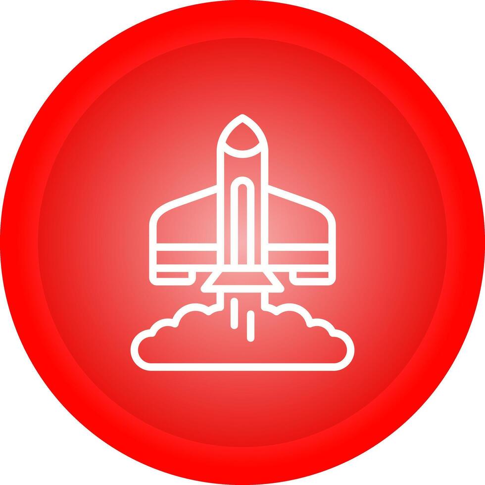 Rocket Launch Vector Icon