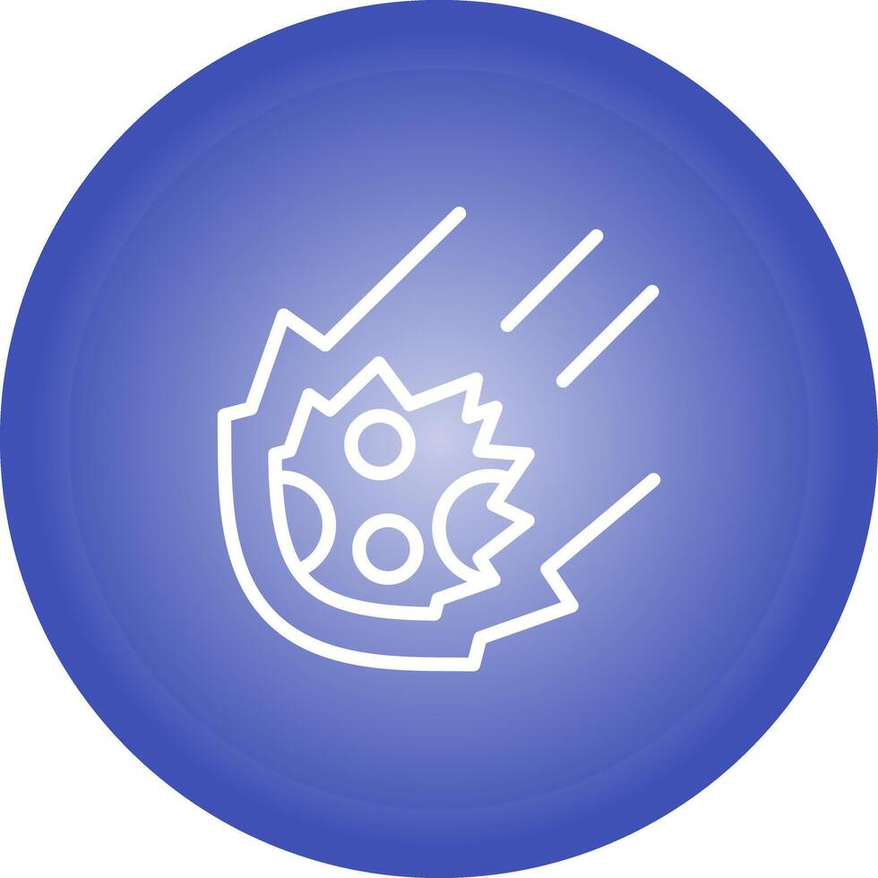 Meteor Vector Icon