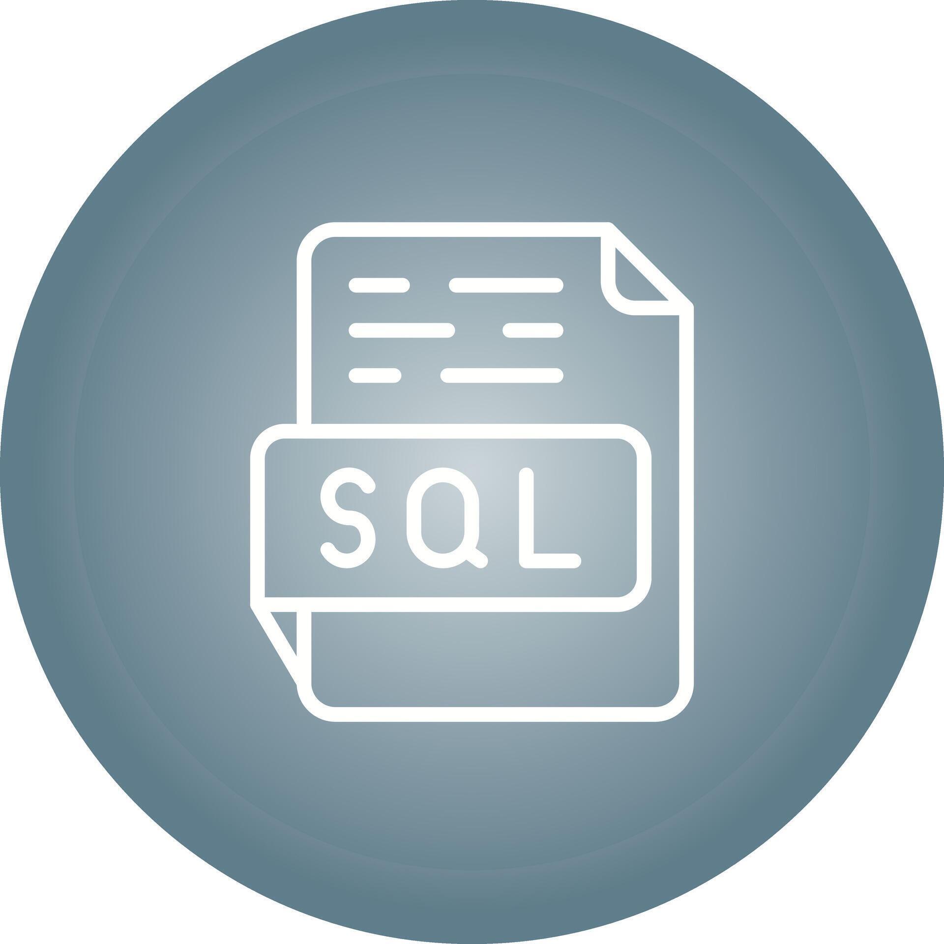 SQL Vector Icon 37226169 Vector Art at Vecteezy