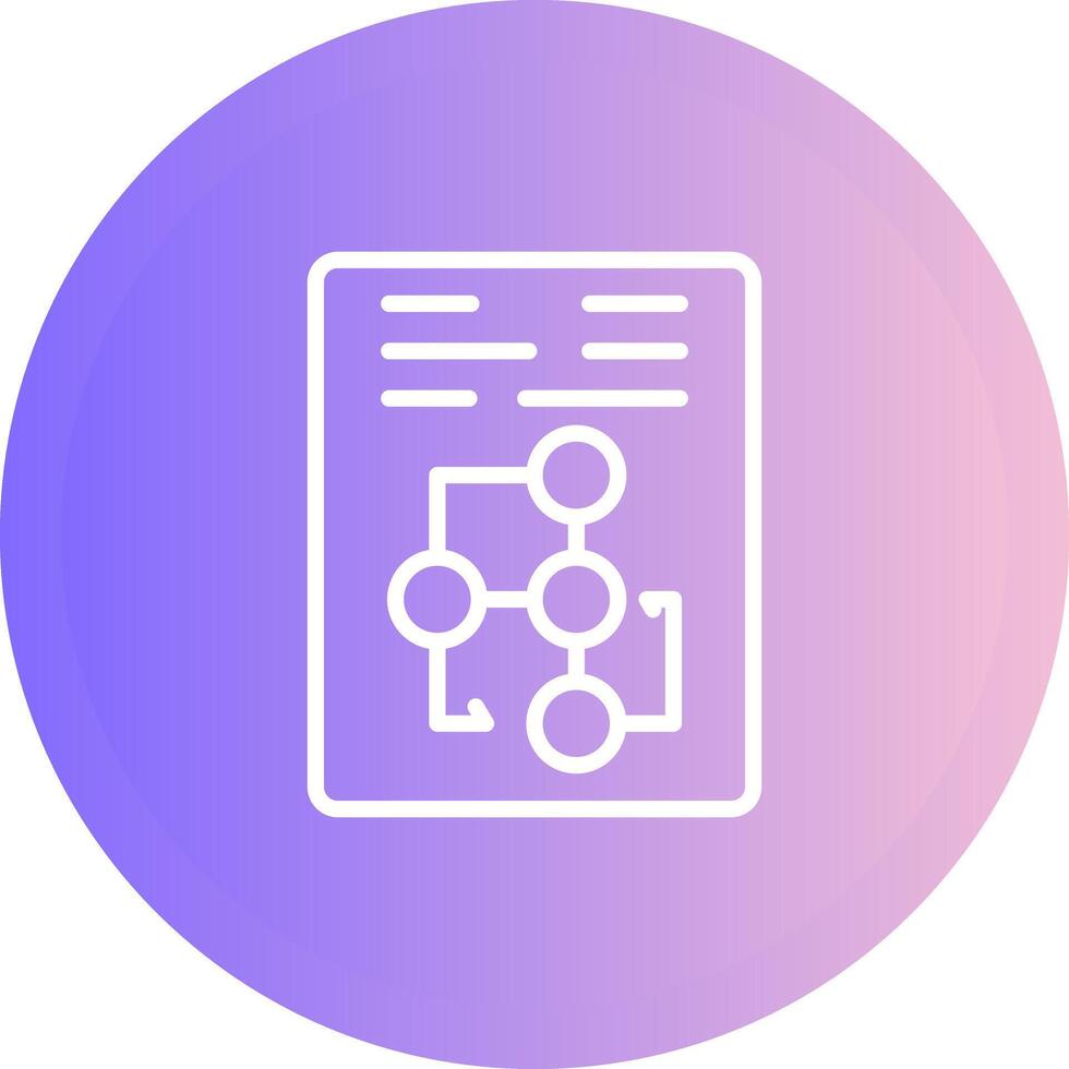 Document Workflow Vector Icon