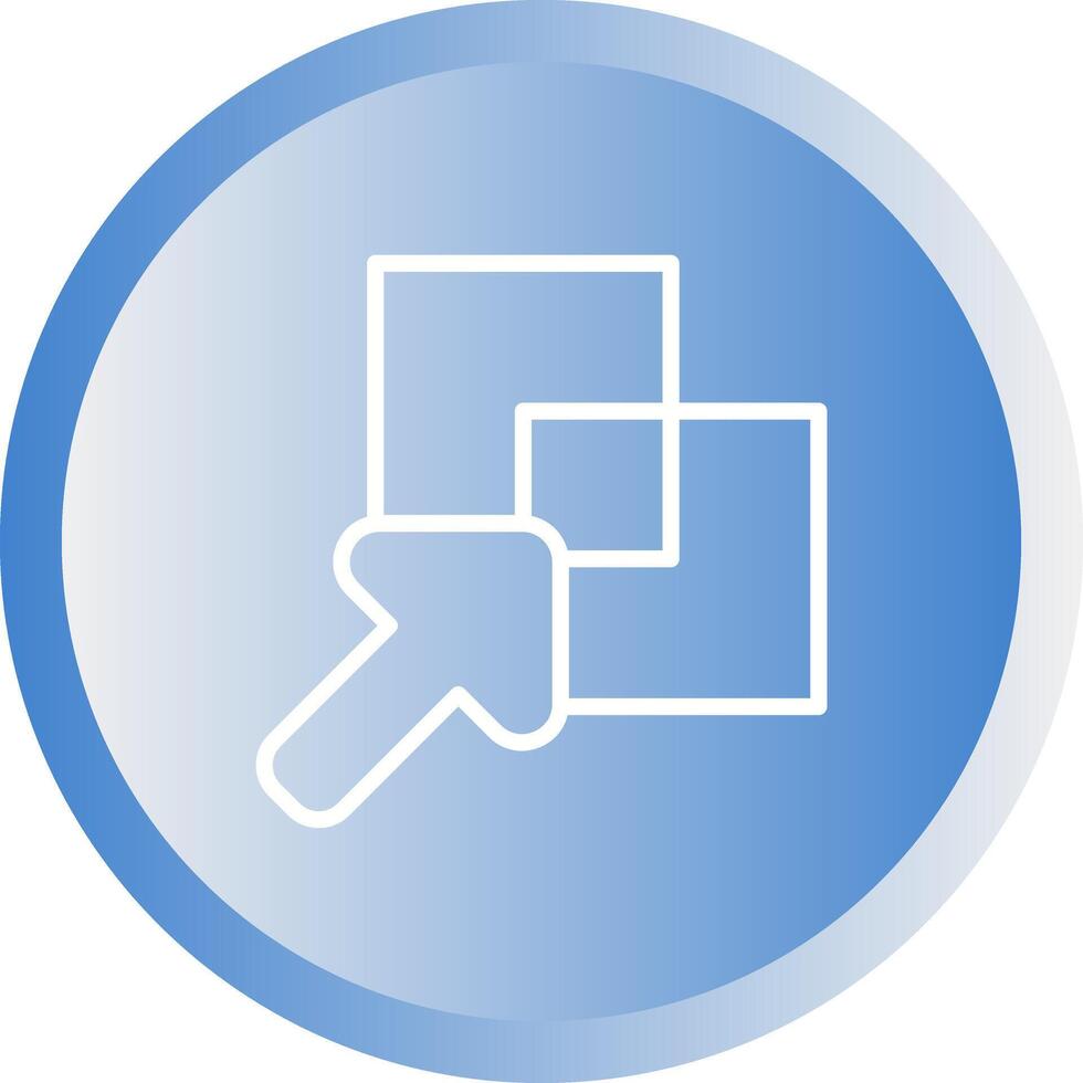 Overlap Vector Icon