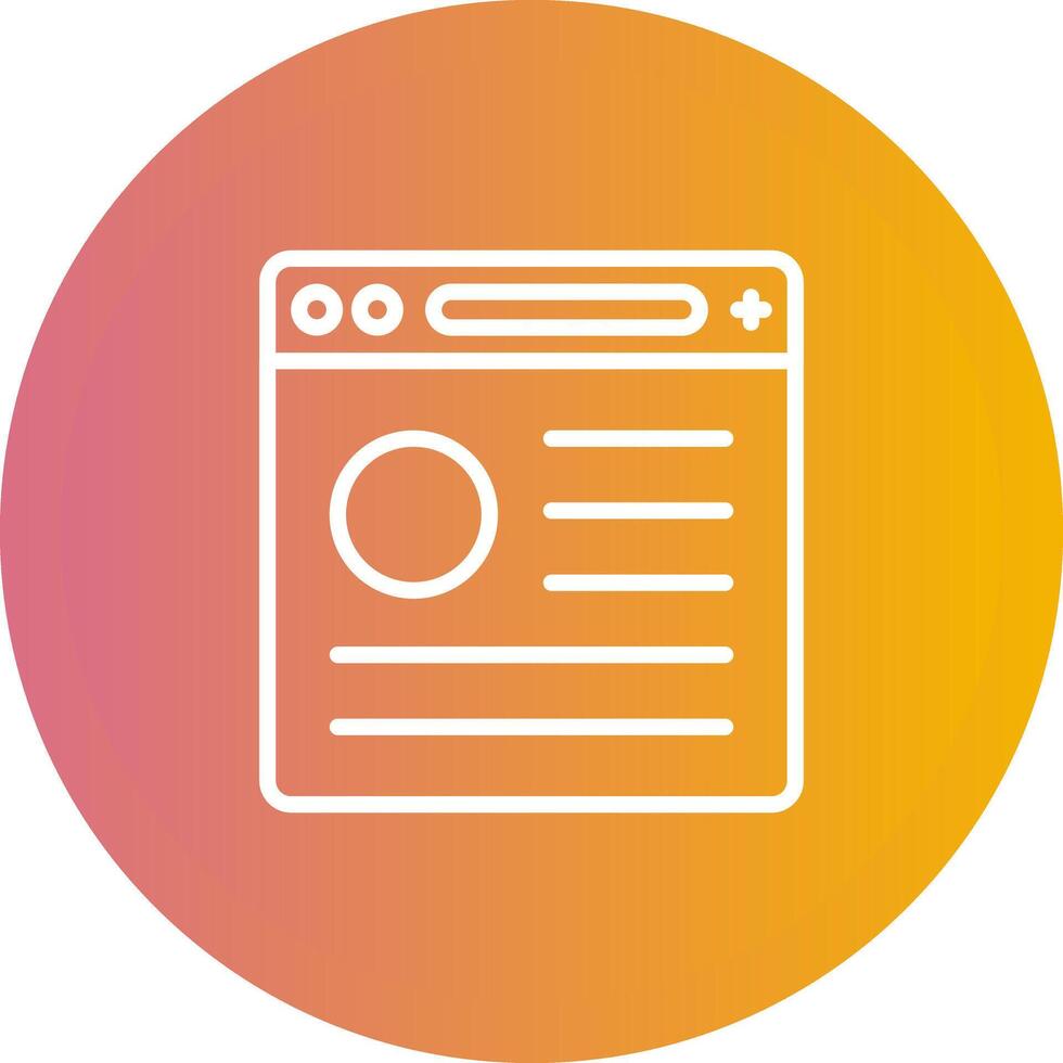 Browser Vector Icon