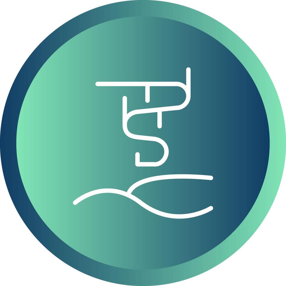 Aurora borealis Vector Icon