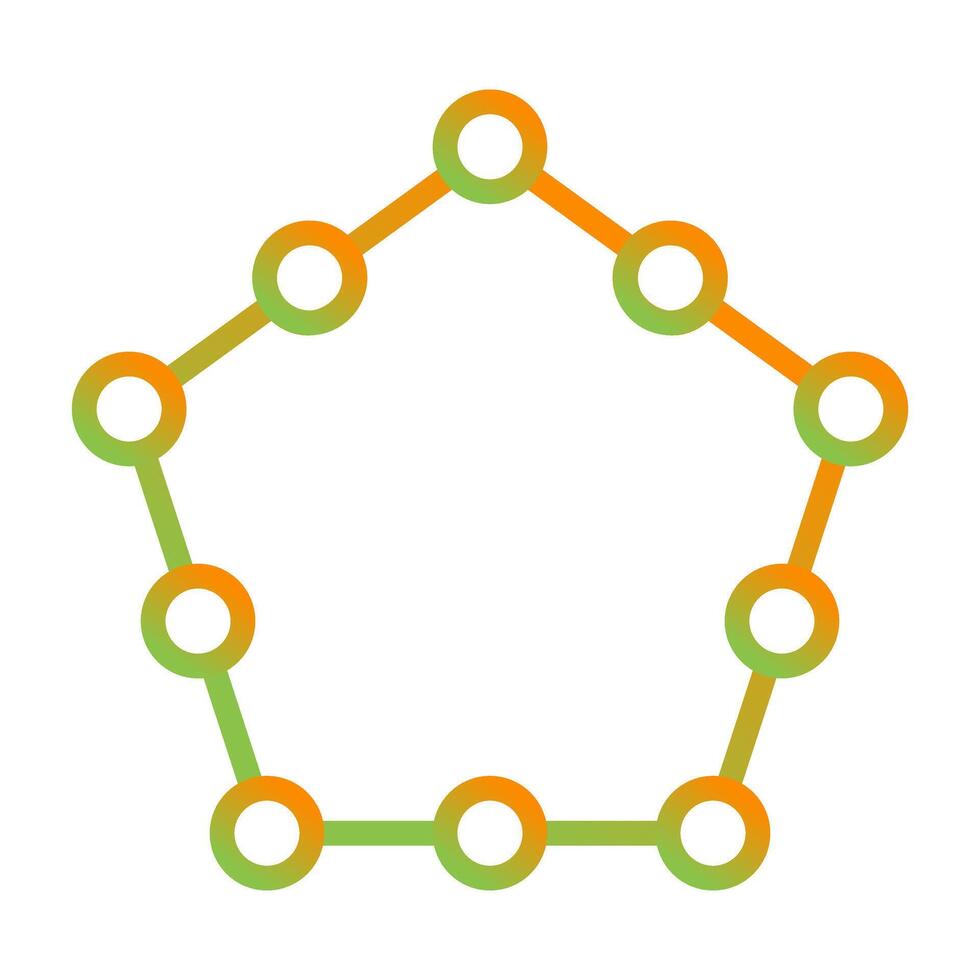 icono de vector hexagonal