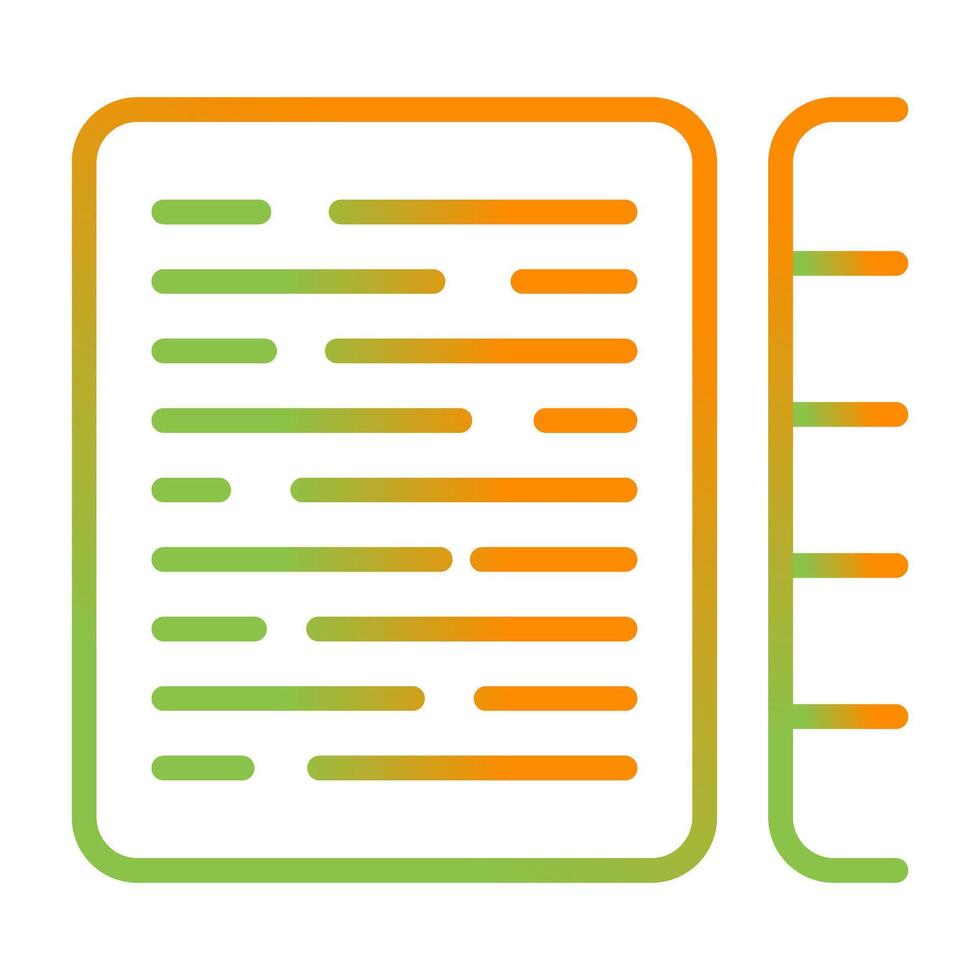 Document Indexing Vector Icon