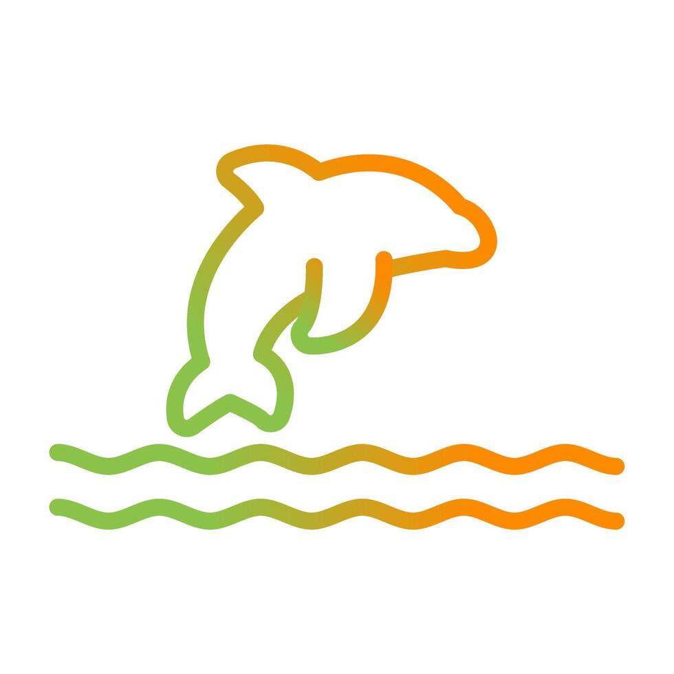 Dolphin Vector Icon