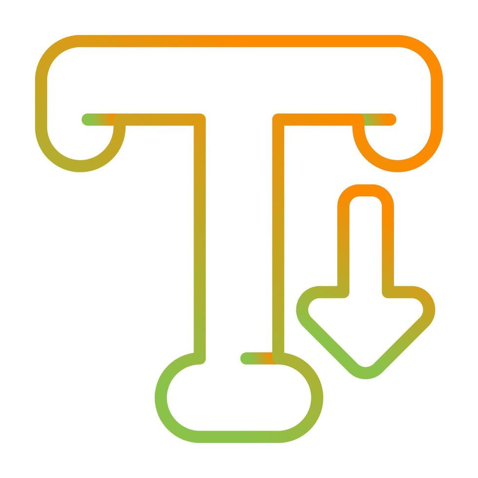 Typography Vector Icon