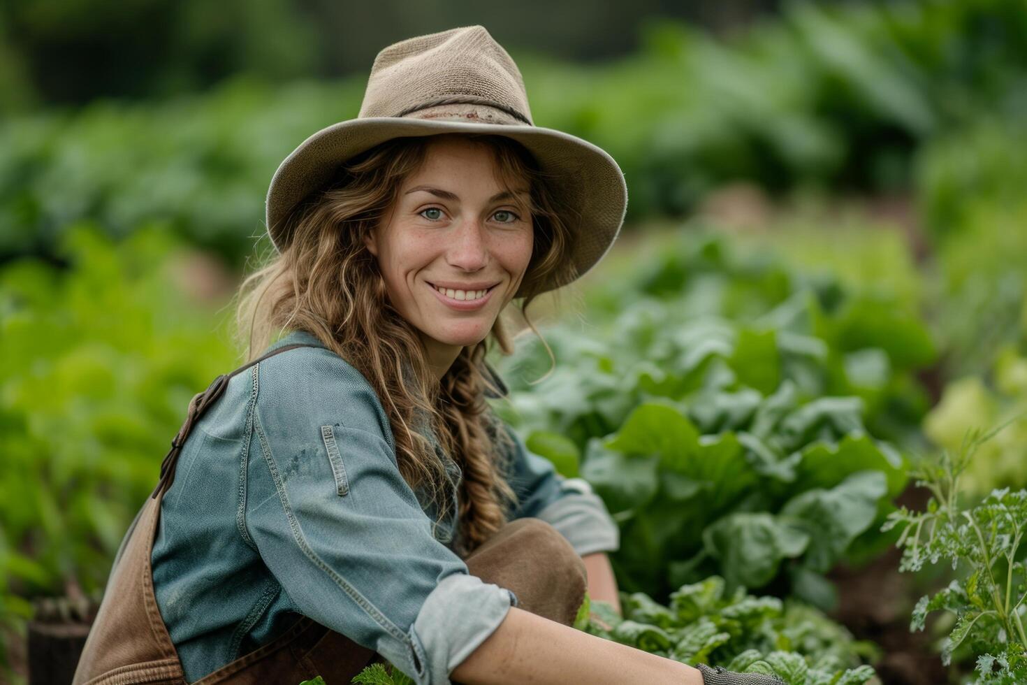 AI generated stock photos and royaltyfree images of female farmer or gardener