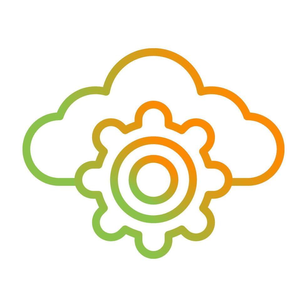 Cloud Computing Vector Icon