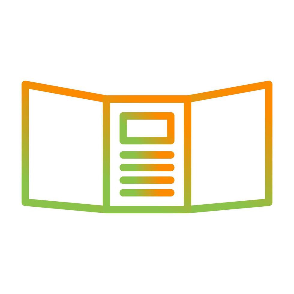 Triptych Vector Icon