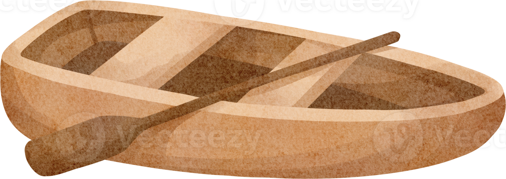 watercolor rowing boat png
